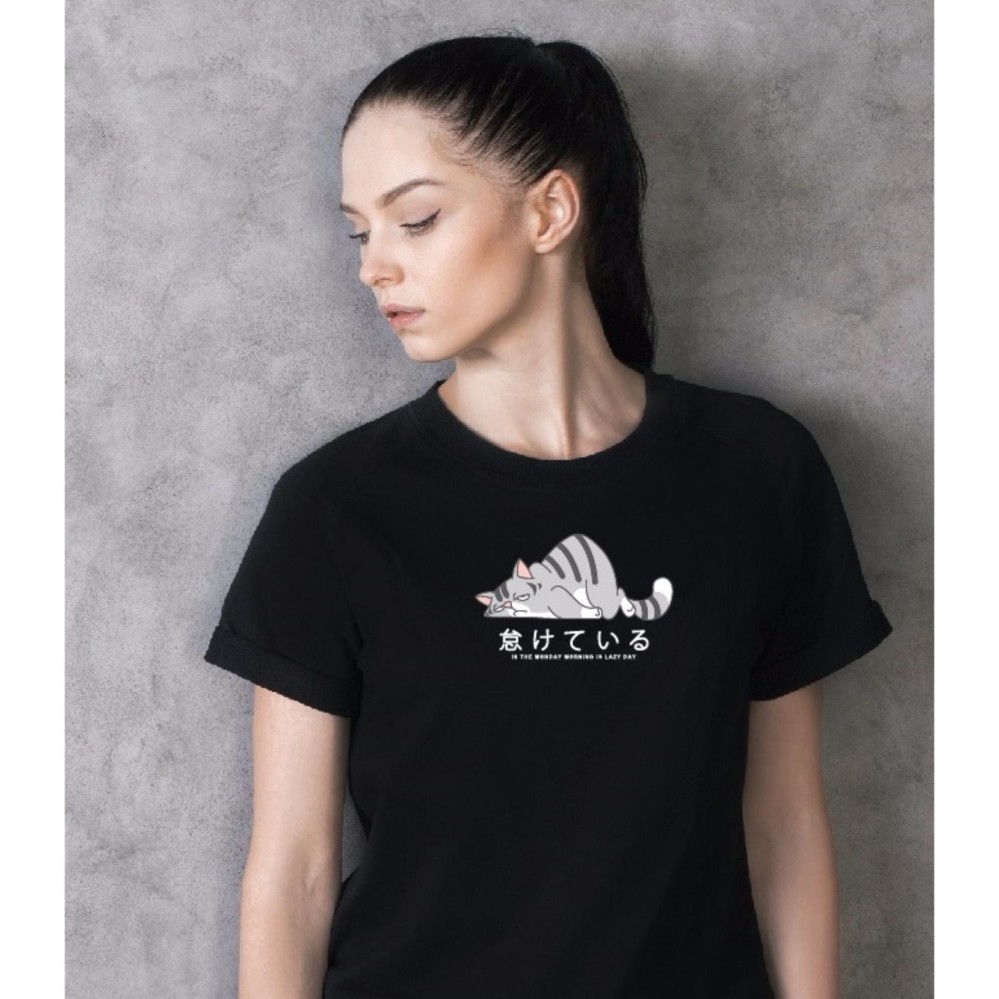 เสื้อยืดสไตร์ ญี่ปุ่น MINIMAL ลาย Lazy Monday Morning เสื้อยืดสไตร์ ญี่ปุ่น MINIMAL ลาย Lazy Monday Morning