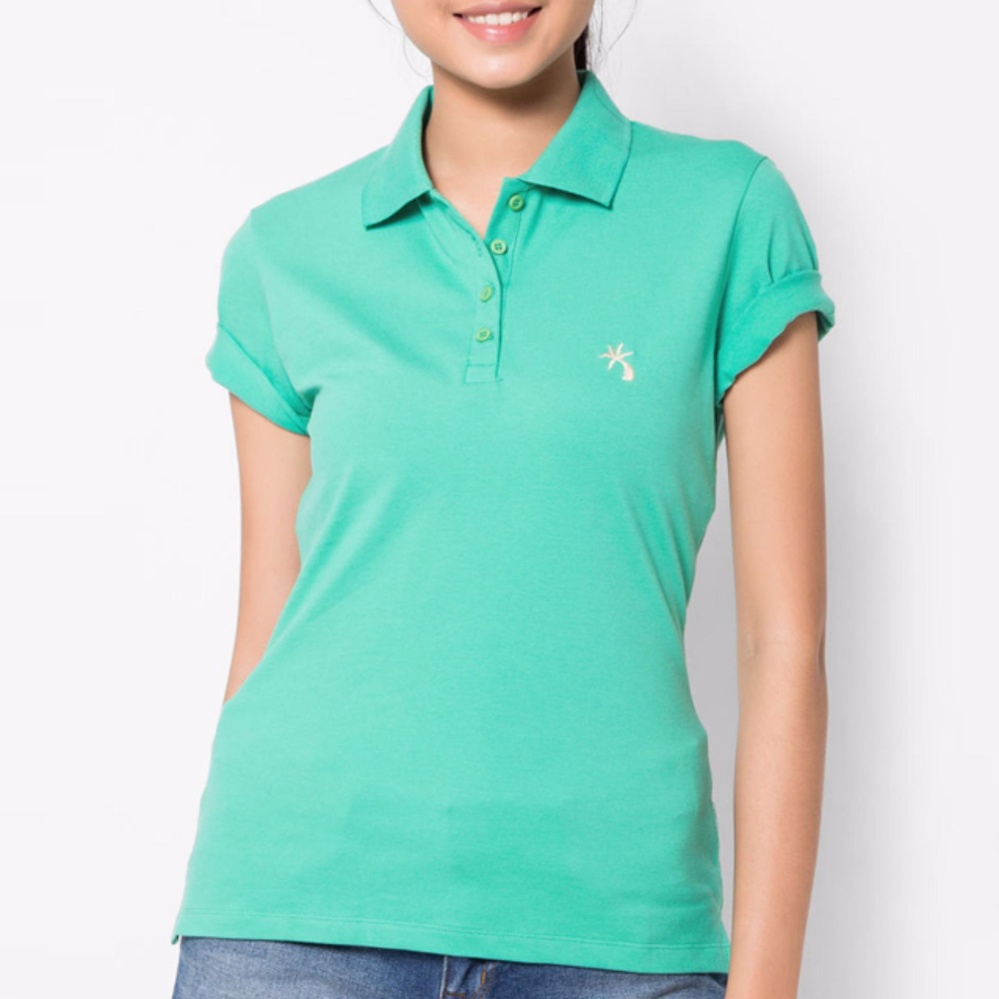 OASIS เสื้อโปโลหญิง รุ่น LMP0157-GM สีเทา