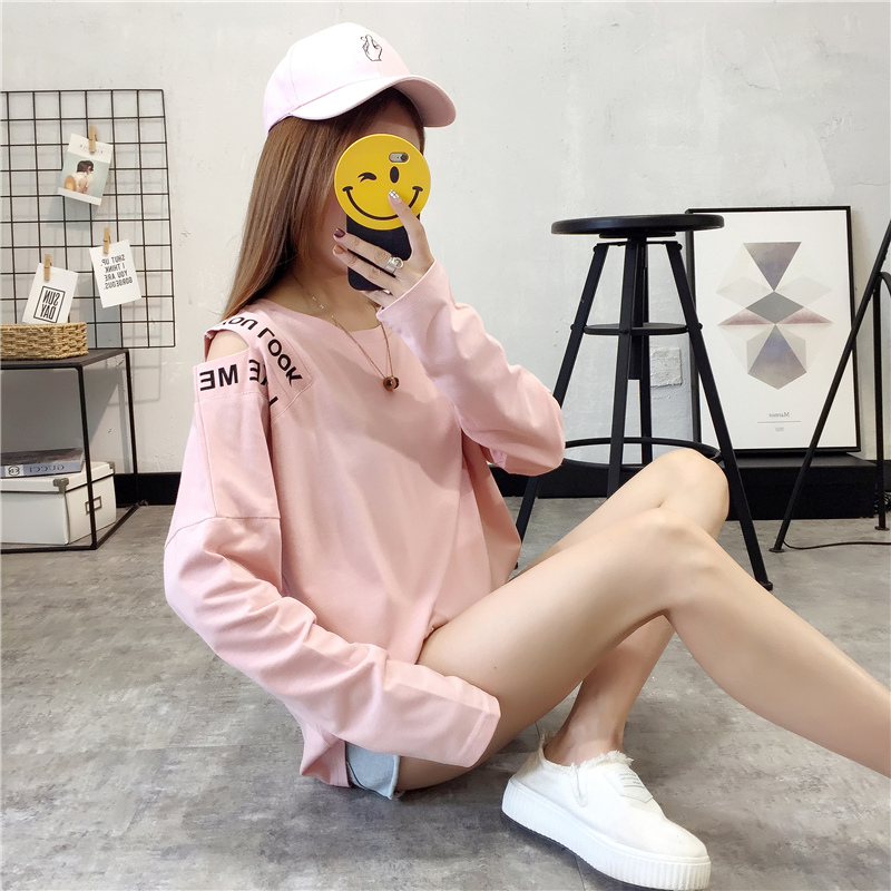 Harajuku เสื้อผ้าแฟชั่น เสื้อยืดเกาหลีฤดูใบไม้ร่วงใหม่นักเรียน Harajuku เสื้อผ้าแฟชั่น เสื้อยืดเกาหลีฤดูใบไม้ร่วงใหม่นักเรียน