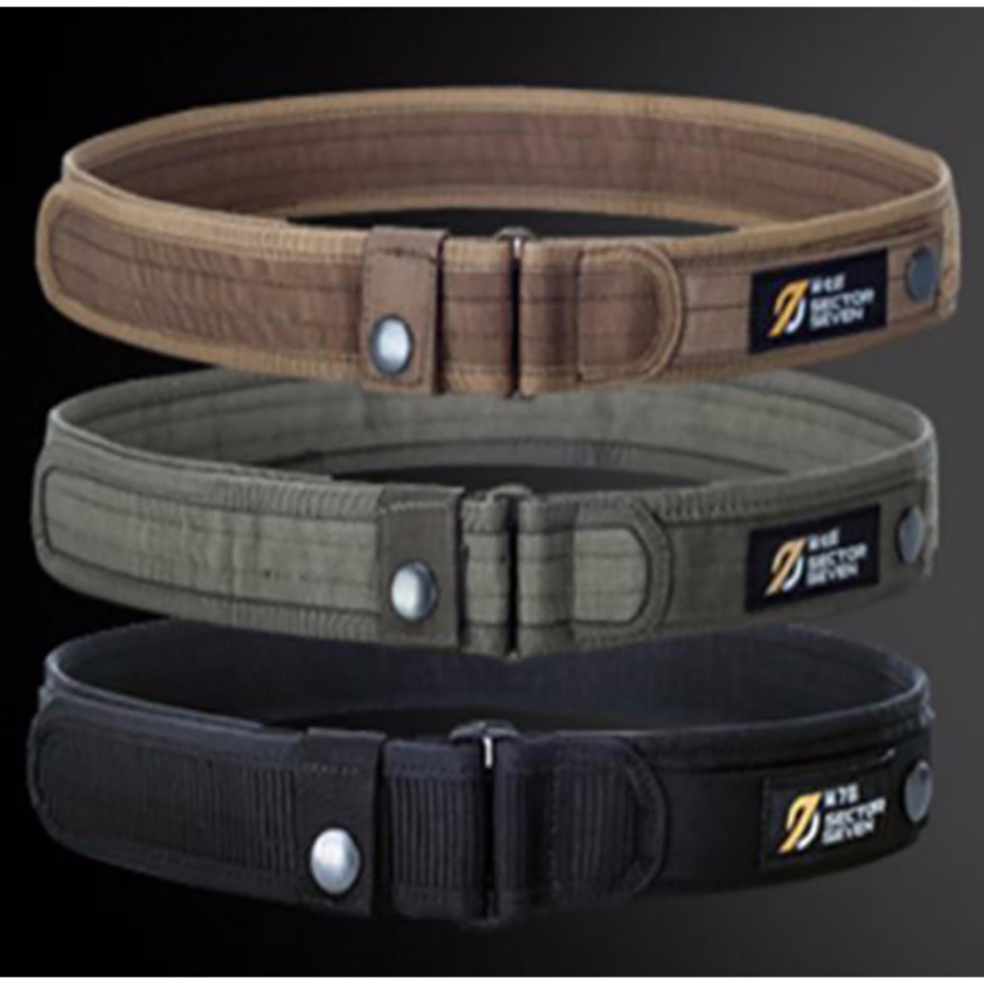 เข็ดขัดไนลอน-Sector Seven Tactical Belt- สีดำ