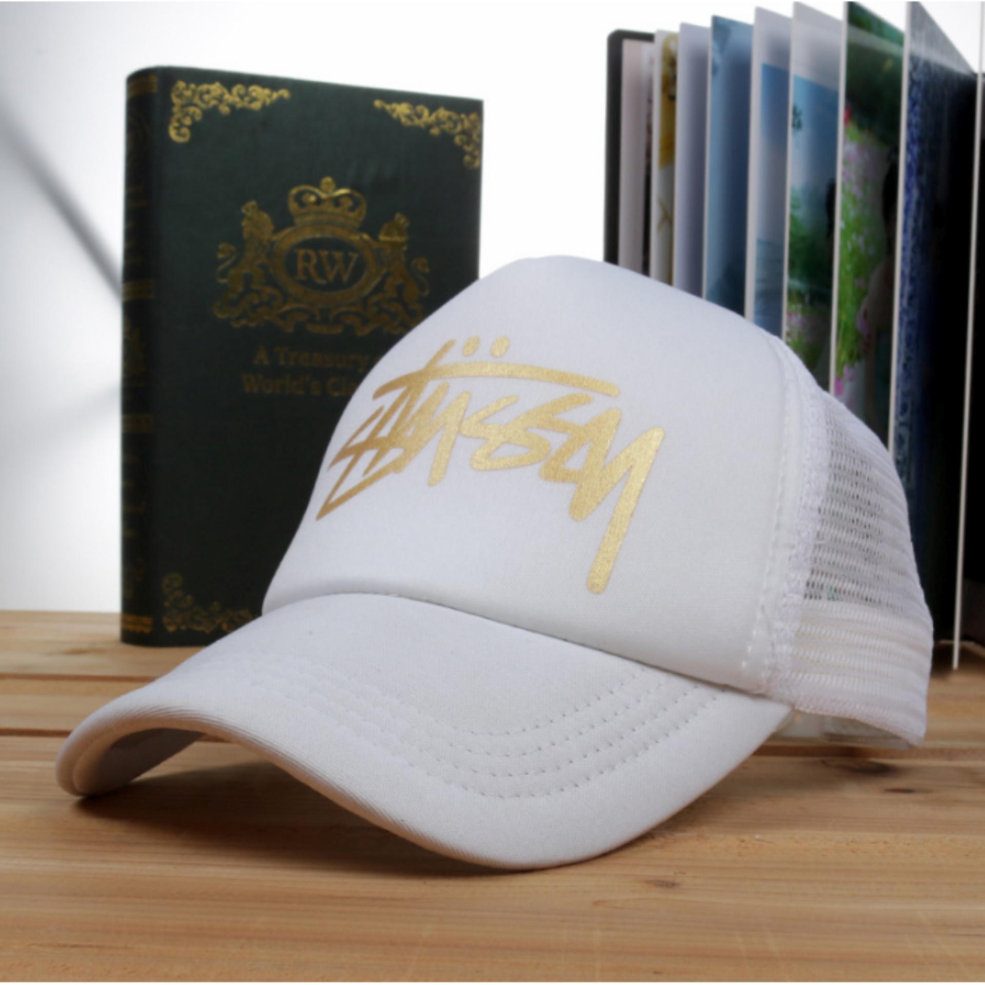 หมวกตาข่าย STUSSY น้ำเงิน หมวกตาข่าย STUSSY น้ำเงิน