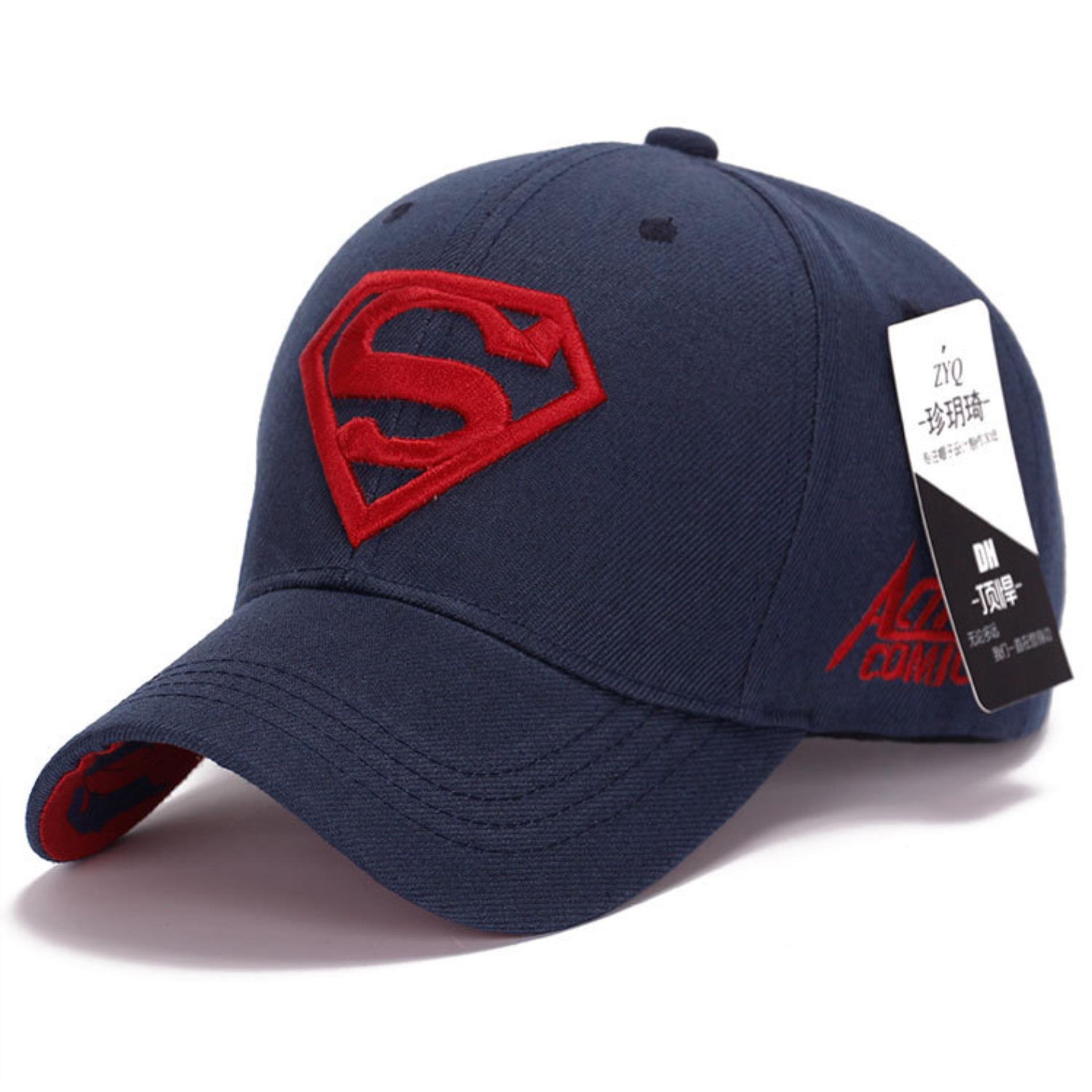 Superman หมวกเบสบอลหมวกสำหรับสุภาพสตรีโลโก้ที่ปรับได้ S โลโก้
หมวก Snapback กลางแจ้ง (สีเหลืองและไวน์สีแดง)