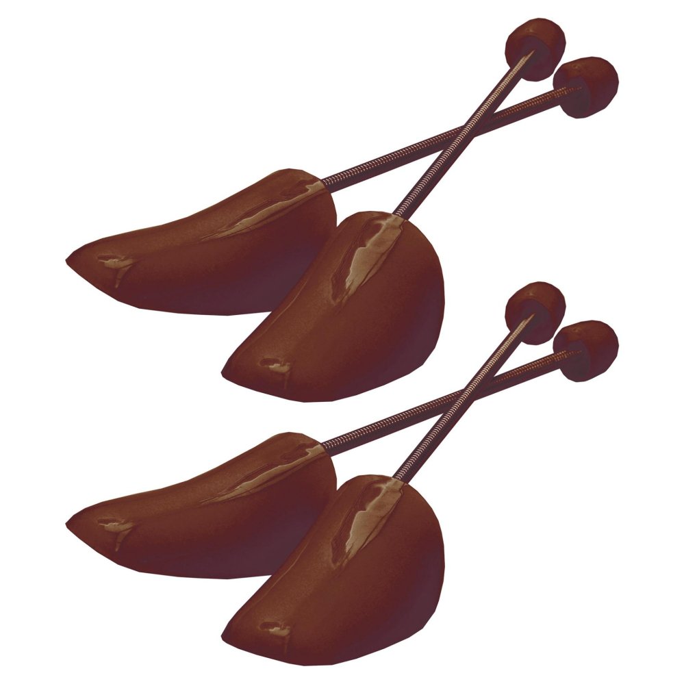 ที่ดันทรงรองเท้า ดันทรงรองเท้า รักษาทรงรองเท้า 2 คู่ สีน้ำตาล / shoe tree shoe shaper shoe stretcher
