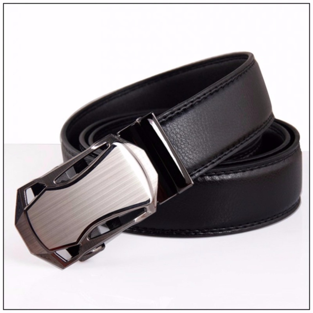 TOP CLASS เข็มขัดผู้ชาย Automatic Buckle Belt 1889 - สีดำ TOP CLASS เข็มขัดผู้ชาย Automatic Buckle Belt 1889 - สีดำ