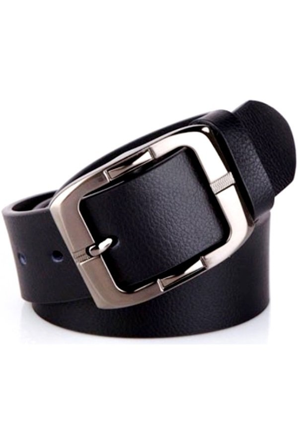 Trusty เข็มขัดผู้ชาย เข็มขัดหนัง Man Belt Square 0730 ( สีกาแฟ )