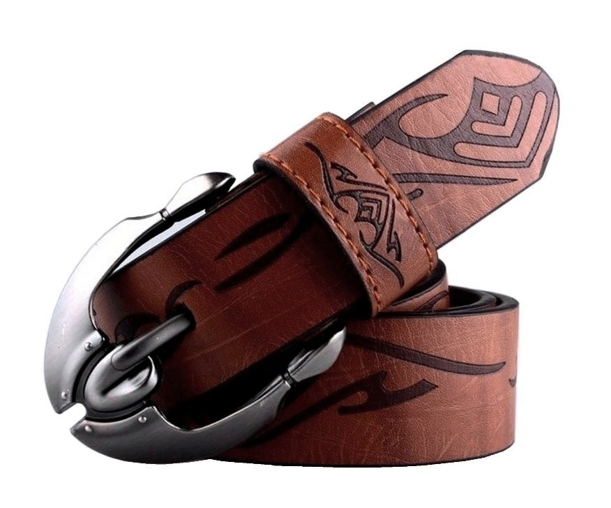 Trusty Men's Belt เข็มขัดหนังแท้ รุ่น ARTIST 0476 - สีน้ำตาล