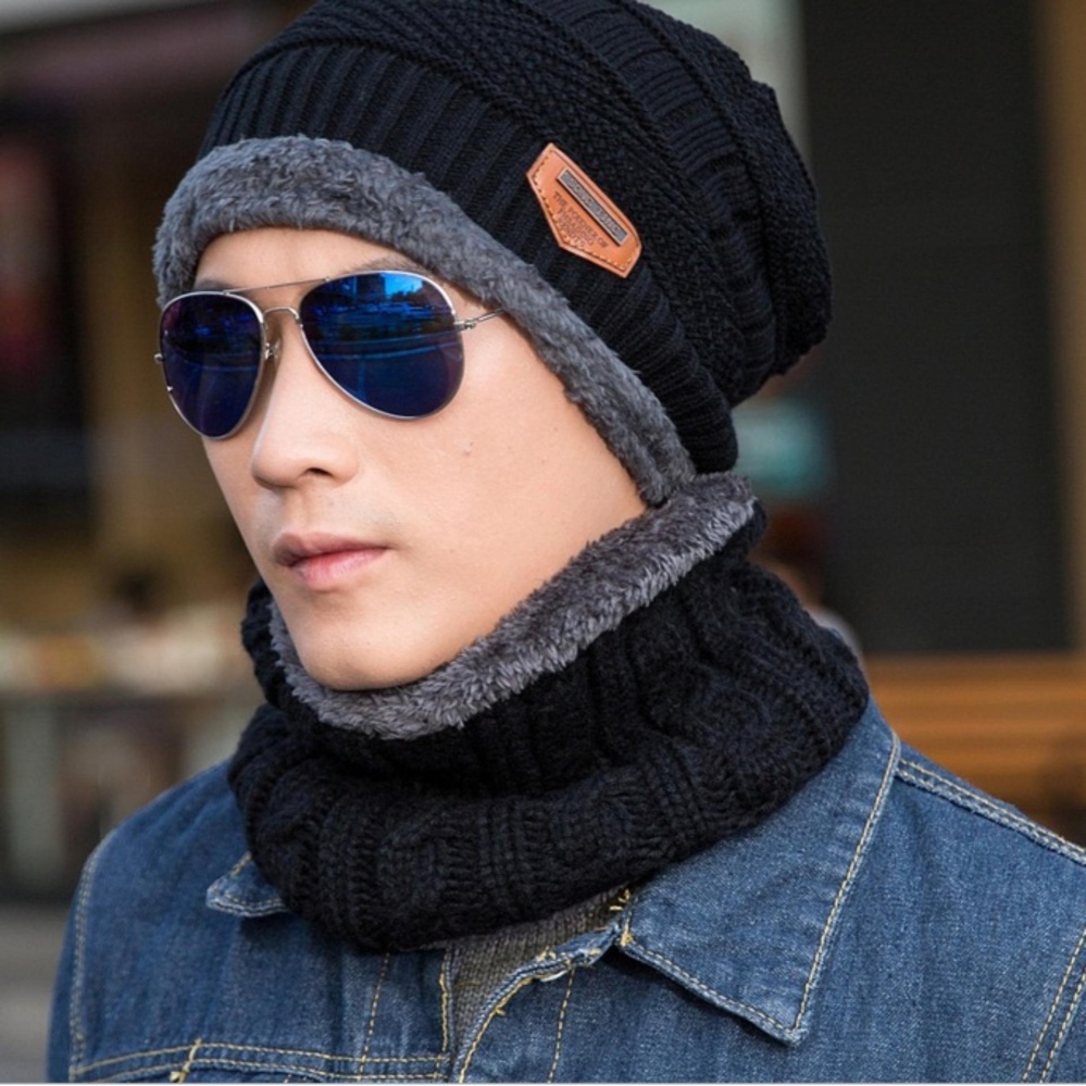 Upper หมวกผ้าไหมพรมลายถัก สไตล์เท่ห์ รุ่น UP46 (สีน้ำเงิน)