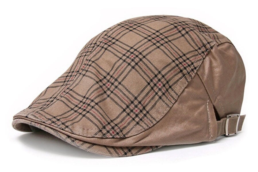 Vanker Unisex ฤดูหนาว Newsboy Cabbie Golf หมวกเบเร่ต์หมวก (สีน้ำตาล)