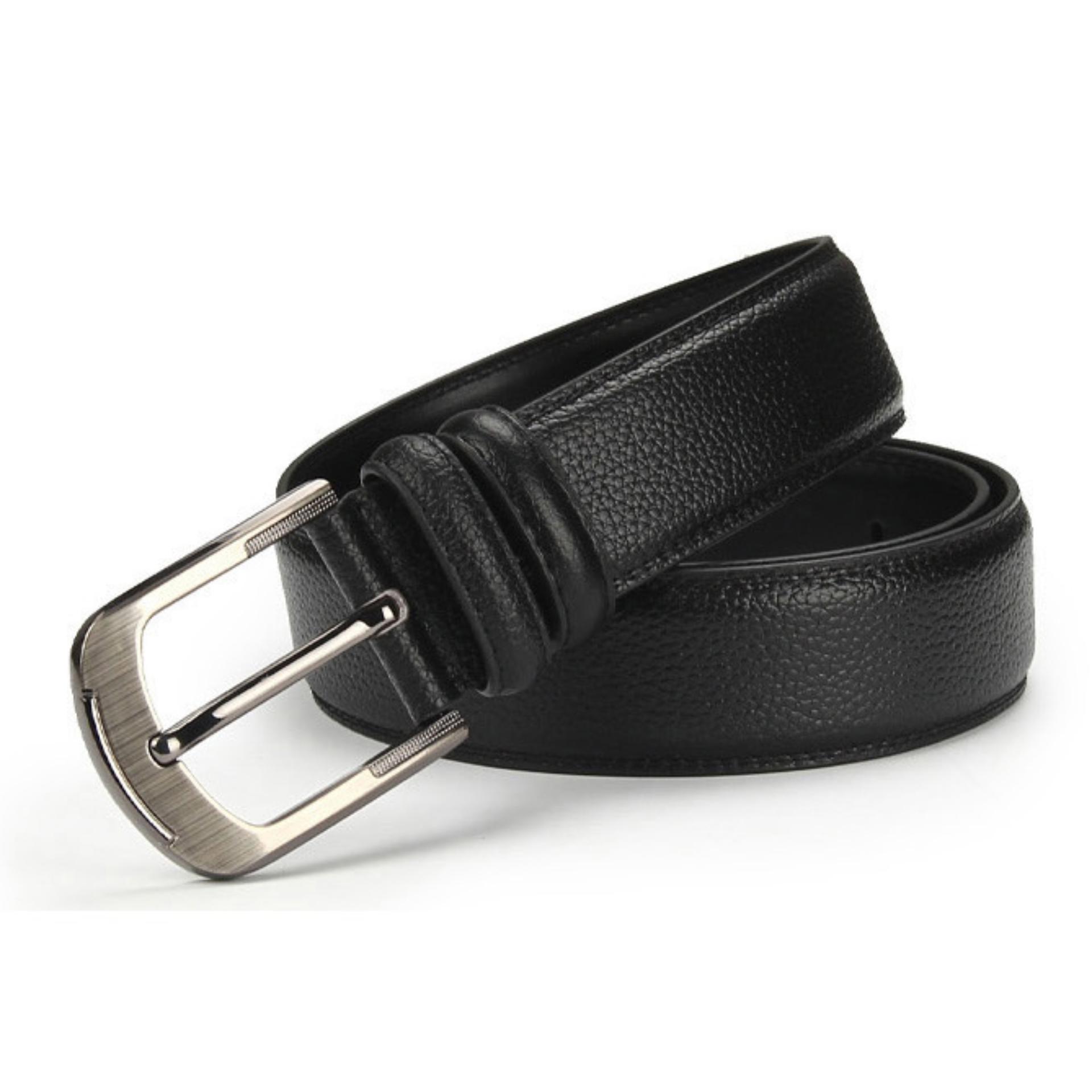 YHL เข็มขัดหนัง สำหรับผู้ชาย เข็มขัด เข็มขัดชาย Men Belt รุ่น DL-101 (สีดำ) YHL เข็มขัดหนัง สำหรับผู้ชาย เข็มขัด เข็มขัดชาย Men Belt รุ่น DL-101 (สีดำ)