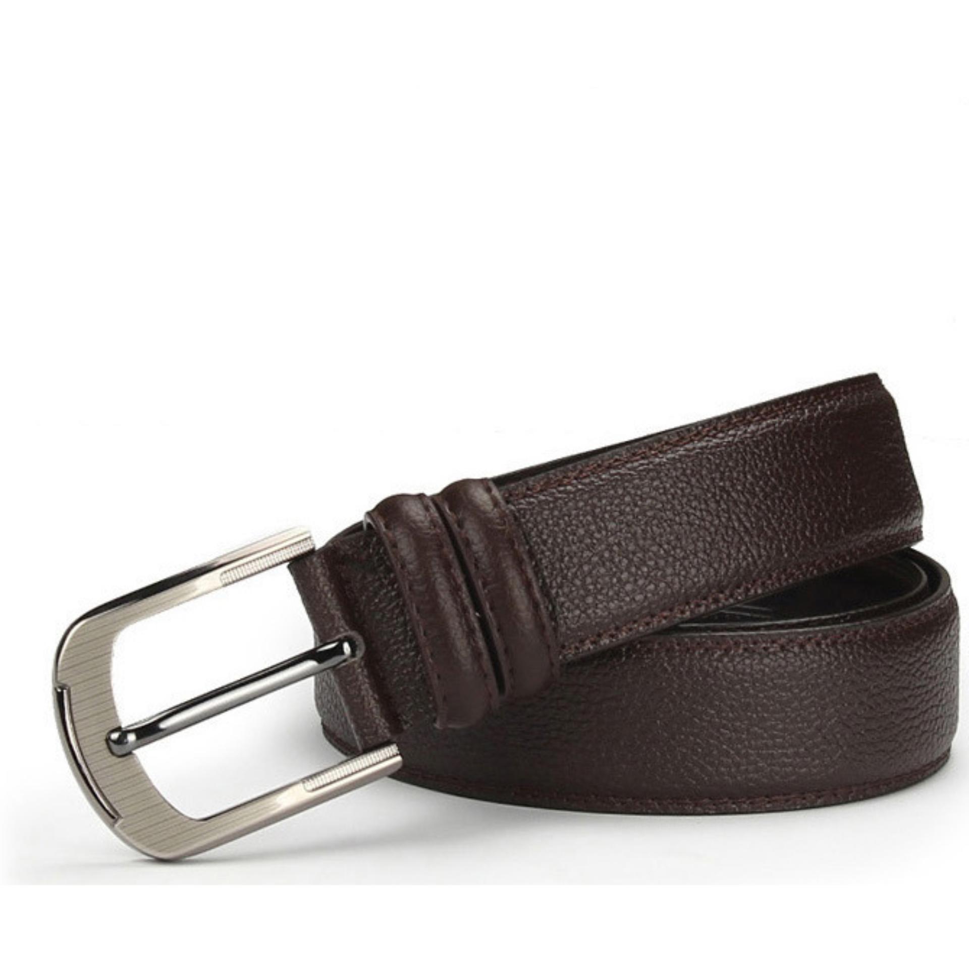 YHL เข็มขัดหนัง สำหรับผู้ชาย เข็มขัด เข็มขัดชาย Men Belt รุ่น DL-101 (สีดำ) YHL เข็มขัดหนัง สำหรับผู้ชาย เข็มขัด เข็มขัดชาย Men Belt รุ่น DL-101 (สีดำ)