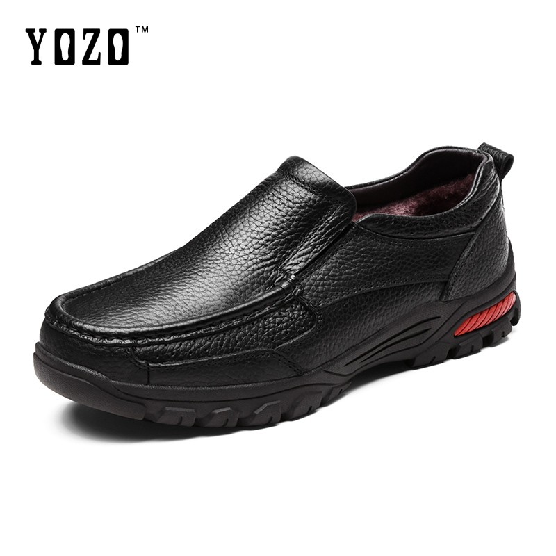 YOZO ใหม่รอบนิ้วเท้าย้อนยุครองเท้าเพิ่มความสูงชายรองเท้าหนังคุณภาพสูงรองเท้าหนังแท้หนังวัวรองเท้าลำลองผู้ชายขนาดใหญ่ขนาด 38-48 หลา - นานาชาติรองเท้ารองเท้าแฟชั่นรองเท้าทางการ