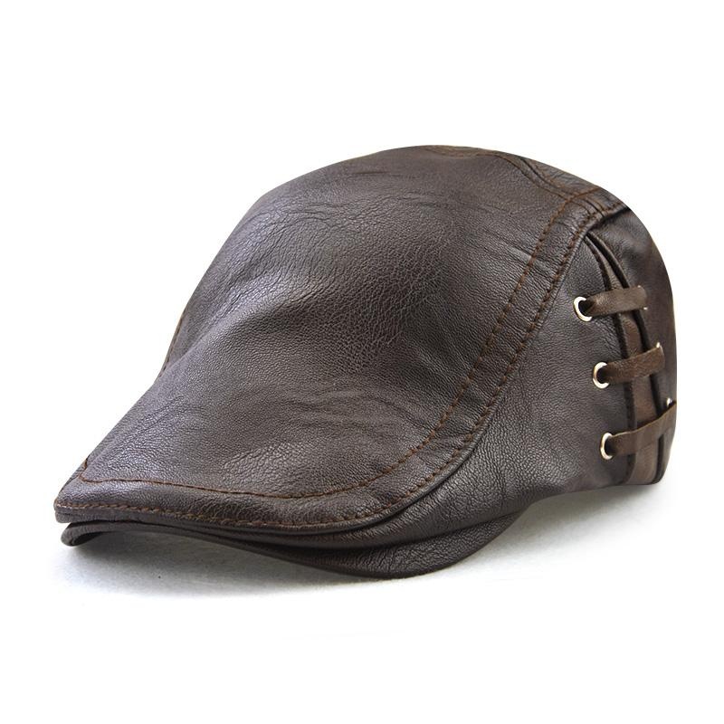 Zaitun แบนหมวก VINTAGE Cabbie หมวก Gatsby Ivy Cap ไอริชล่า Newsboy ยืด (สีน้ำตาลเข้ม) Zaitun แบนหมวก VINTAGE Cabbie หมวก Gatsby Ivy Cap ไอริชล่า Newsboy ยืด (สีน้ำตาลเข้ม)