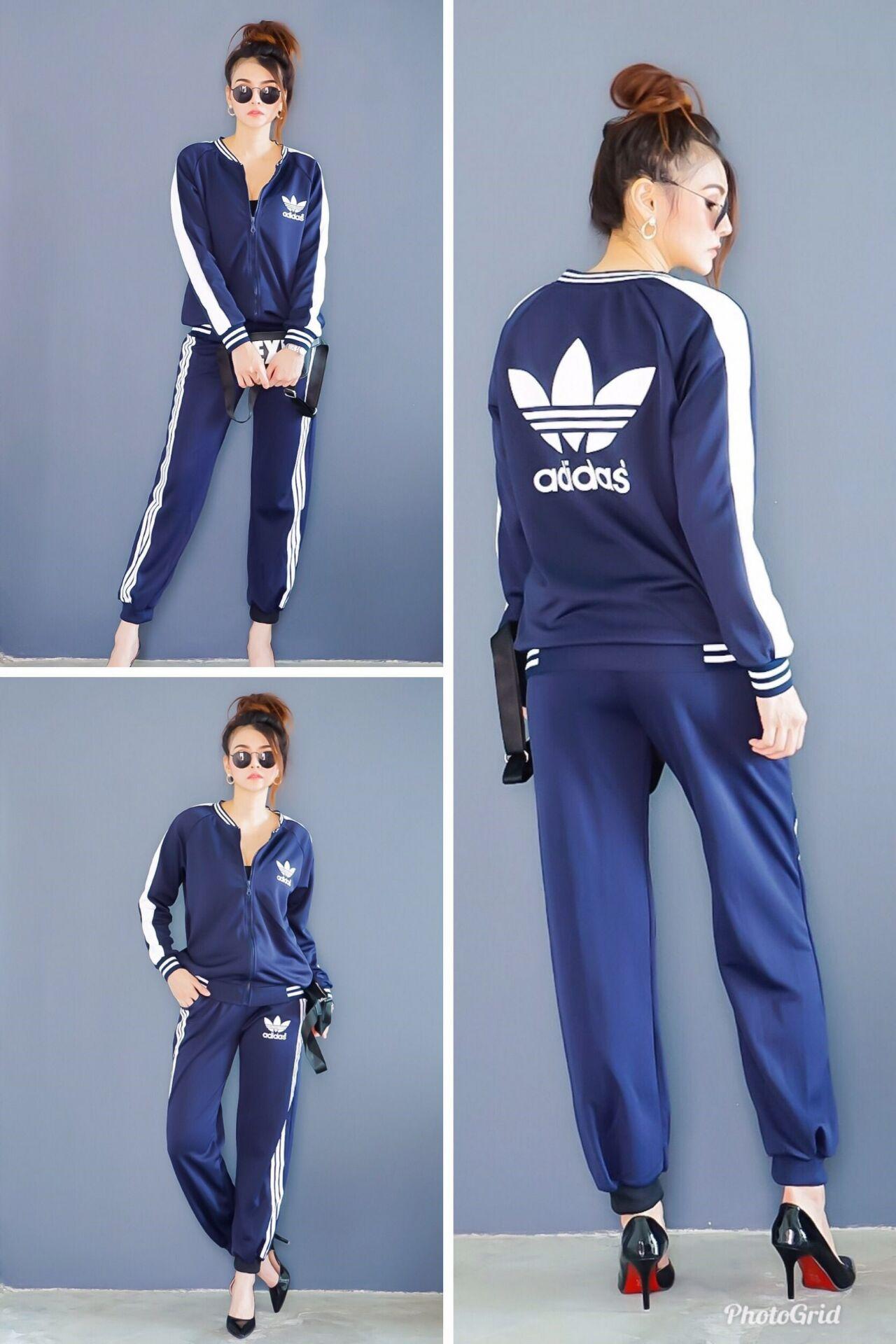 Adidas Women Fashion Casual Comfortable Sportswear One Set