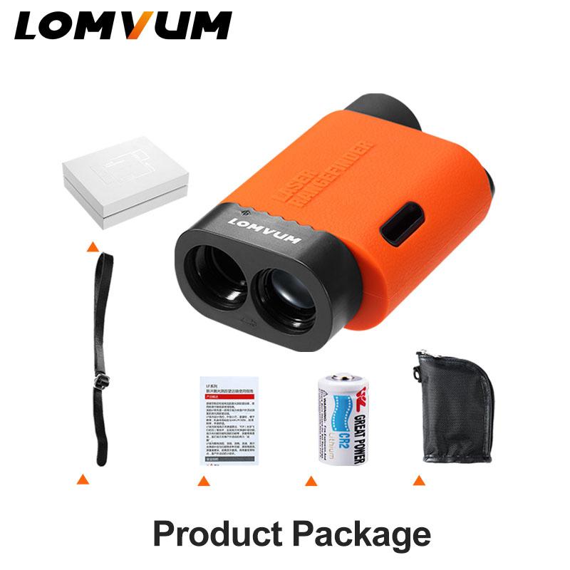 Lomvum Laser Rangefinder Golf Range Finder Hunting Monocular Telescope