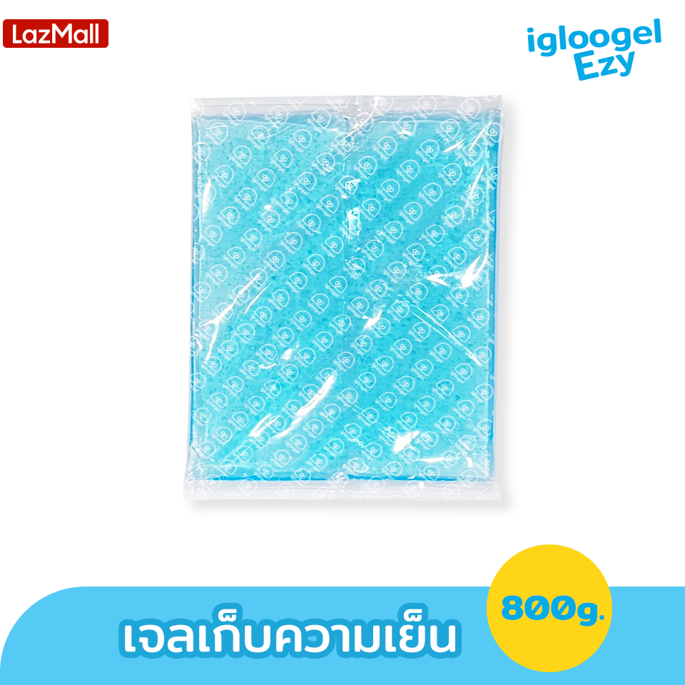 เจลเยน เจลเกบความเยน ice pack เจลแชเยน igloogel Ezy 800g เกรดอณหภม