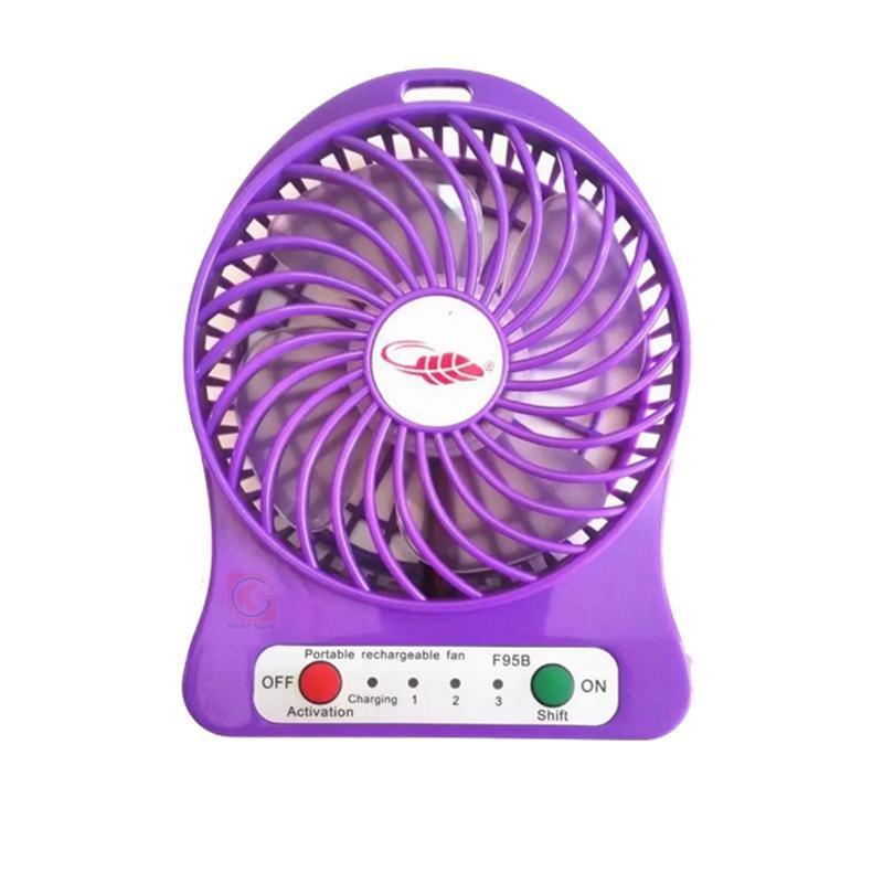 Portable cooler พัดลมมินิ Portable Fan F95B-ฟ้า Portable cooler พัดลมมินิ Portable Fan F95B-ฟ้า
