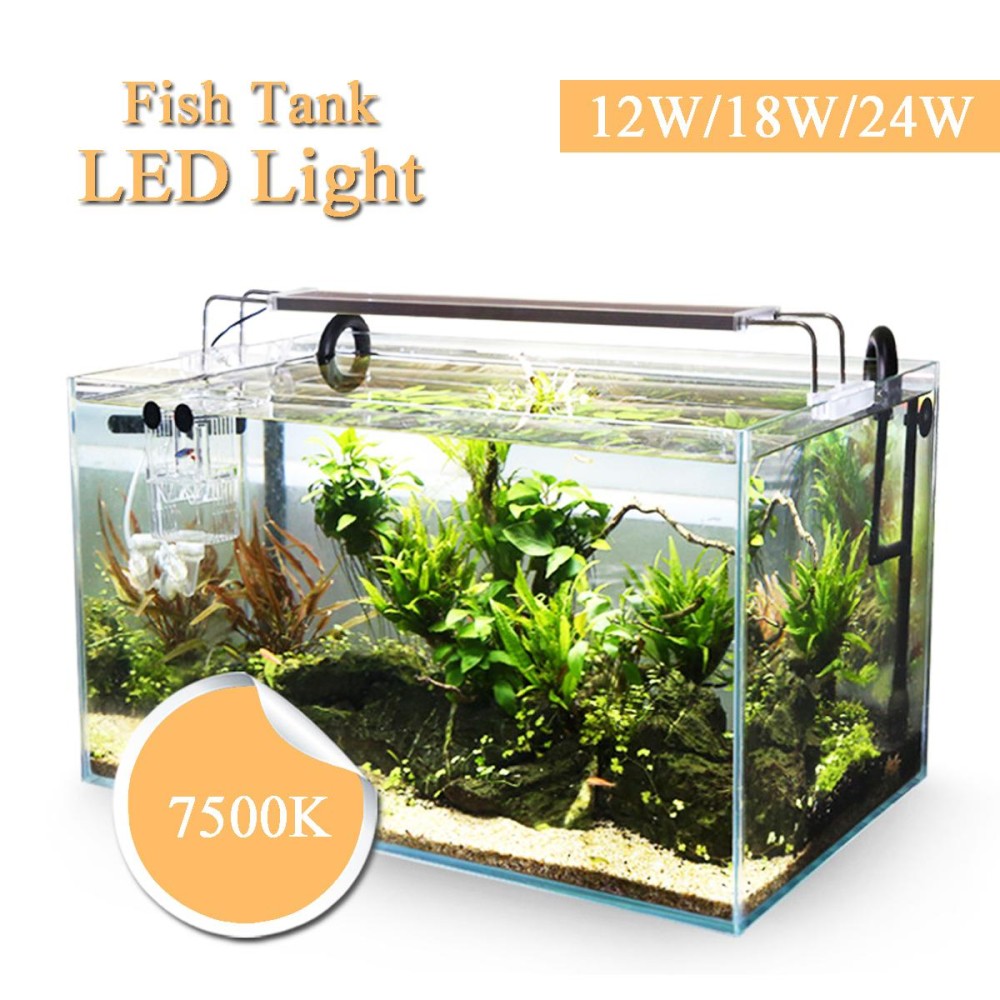 12 วัตต์/18 วัตต์/24 วัตต์ตู้ปลาสัตว์น้ำไฟเอลอีดีตู้ปลาโคมไฟแบบหนีบ Light Grow 22-51 เซนติเมตร 12 วัตต์ - INTL