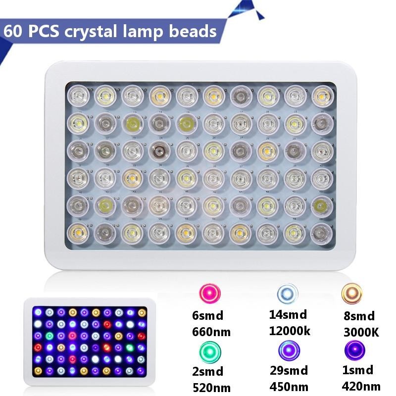 180 วัตต์ LED ไฟตู้ปลาหรี่แสงได้ถังปลาทะเลพืช Coral Coral Reef ปลั๊กโคมไฟ EU - INTL 180 วัตต์ LED ไฟตู้ปลาหรี่แสงได้ถังปลาทะเลพืช Coral Coral Reef ปลั๊กโคมไฟ EU - INTL