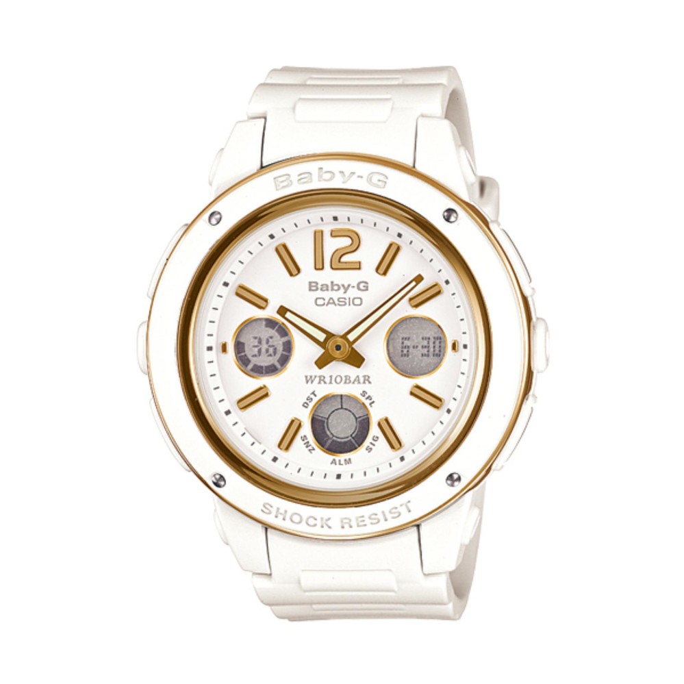 Casio Baby-G นาฬิกาข้อมือสุภาพสตรี รุ่น BGA-151-7B (สีขาว) Casio Baby-G นาฬิกาข้อมือสุภาพสตรี รุ่น BGA-151-7B (สีขาว)