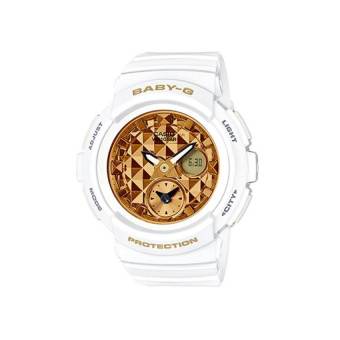 Casio Baby-G นาฬิกาข้อมือผู้หญิง รุ่น BGA-195M-7ADR สีขาว (White)