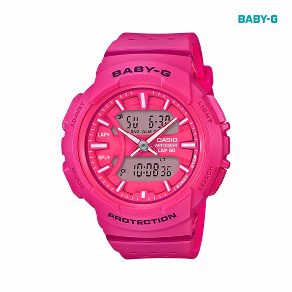 Casio Baby-G นาฬิกาข้อมือผู้หญิง สายเรซิ่น รุ่น BGA-240-4A Casio Baby-G นาฬิกาข้อมือผู้หญิง สายเรซิ่น รุ่น BGA-240-4A