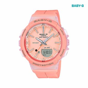 Casio Baby-G นาฬิกาข้อมือผู้หญิง สายเรซิ่น รุ่น BGS-100-4A Casio Baby-G นาฬิกาข้อมือผู้หญิง สายเรซิ่น รุ่น BGS-100-4A