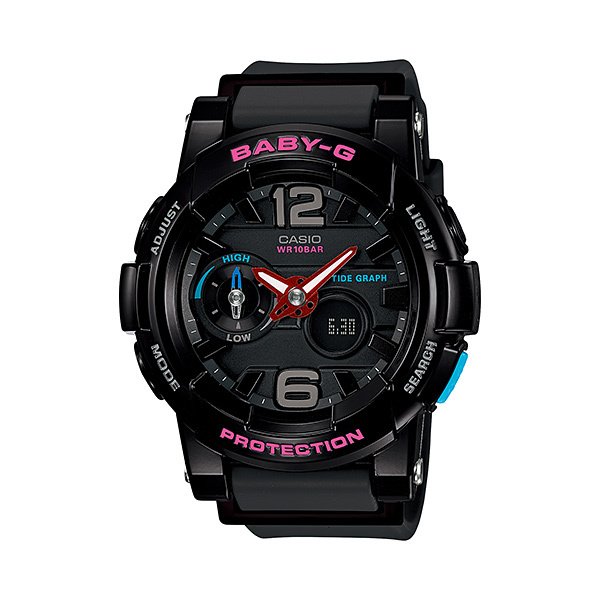 Casio Baby-G นาฬิกาข้อมือ สายเรซิ่น รุ่น BGA-180-2B2 Casio Baby-G นาฬิกาข้อมือ สายเรซิ่น รุ่น BGA-180-2B2