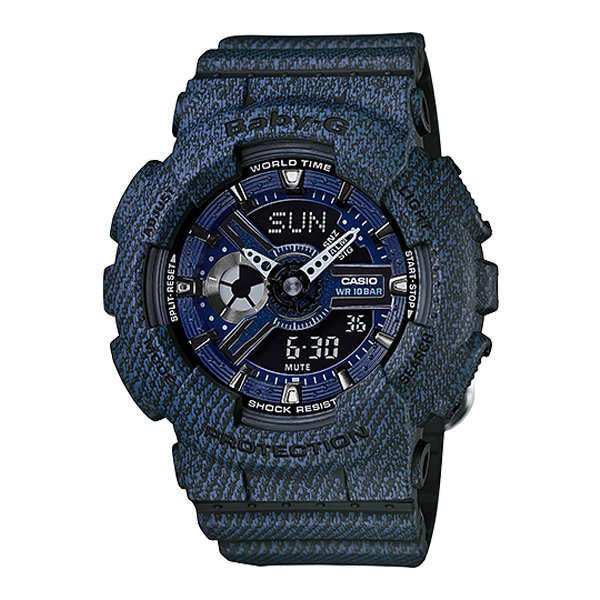 Casio Baby-G นาฬิกาข้อมือผู้หญิง สายเรซิ่น รุ่น BA-110DC-2A2 Casio Baby-G นาฬิกาข้อมือผู้หญิง สายเรซิ่น รุ่น BA-110DC-2A2