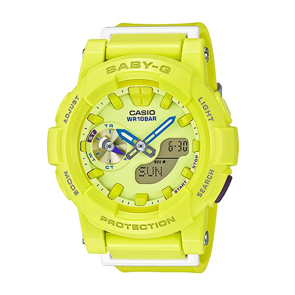 Casio Baby-G นาฬิกาข้อมือผู้หญิง สายเรซิ่น รุ่น BGA-185-9A Casio Baby-G นาฬิกาข้อมือผู้หญิง สายเรซิ่น รุ่น BGA-185-9A