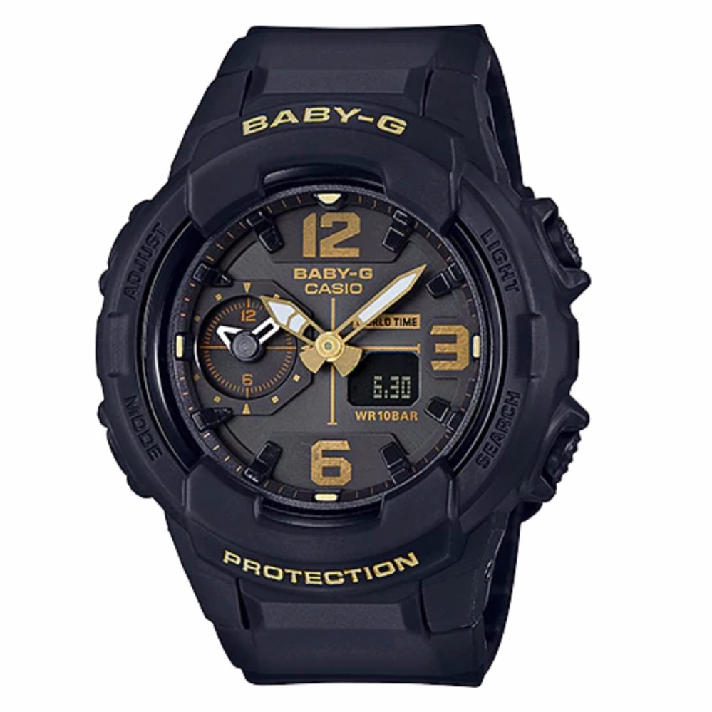 Casio Baby-G นาฬิกาข้อมือผู้หญิง สายเรซิ่น รุ่น BGA-230-1B Casio Baby-G นาฬิกาข้อมือผู้หญิง สายเรซิ่น รุ่น BGA-230-1B