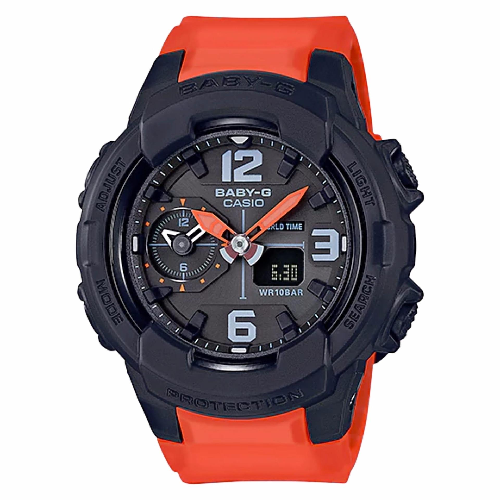 Casio Baby-G นาฬิกาข้อมือผู้หญิง สายเรซิ่น รุ่น BGA-230-4B Casio Baby-G นาฬิกาข้อมือผู้หญิง สายเรซิ่น รุ่น BGA-230-4B