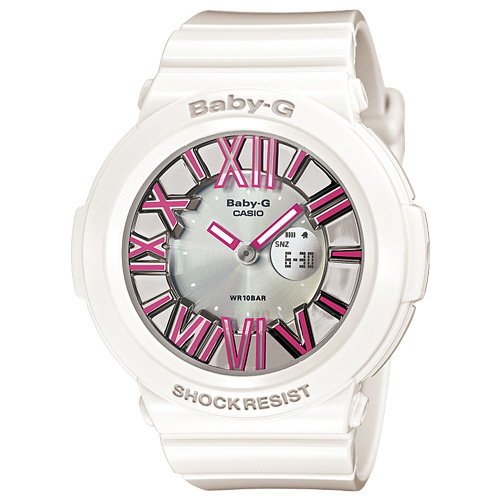 Casio Baby-G นาฬิกาข้อมือ สายเรซิ่น รุ่น BGA-160-7B2DR (สีขาว) Casio Baby-G นาฬิกาข้อมือ สายเรซิ่น รุ่น BGA-160-7B2DR (สีขาว)