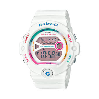 Casio Baby-G นาฬิกาข้อมือ สีขาว สายเรซิ่น รุ่น BG-6903-7C Casio Baby-G นาฬิกาข้อมือ สีขาว สายเรซิ่น รุ่น BG-6903-7C