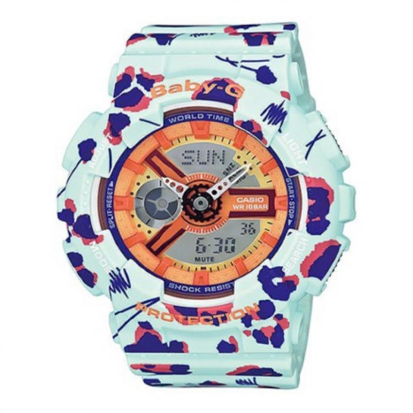 Casio baby-g นาฬิกาผู้หญิงรุ่น BA-110FL-3A Ladies Watch - Green Casio baby-g นาฬิกาผู้หญิงรุ่น BA-110FL-3A Ladies Watch - Green