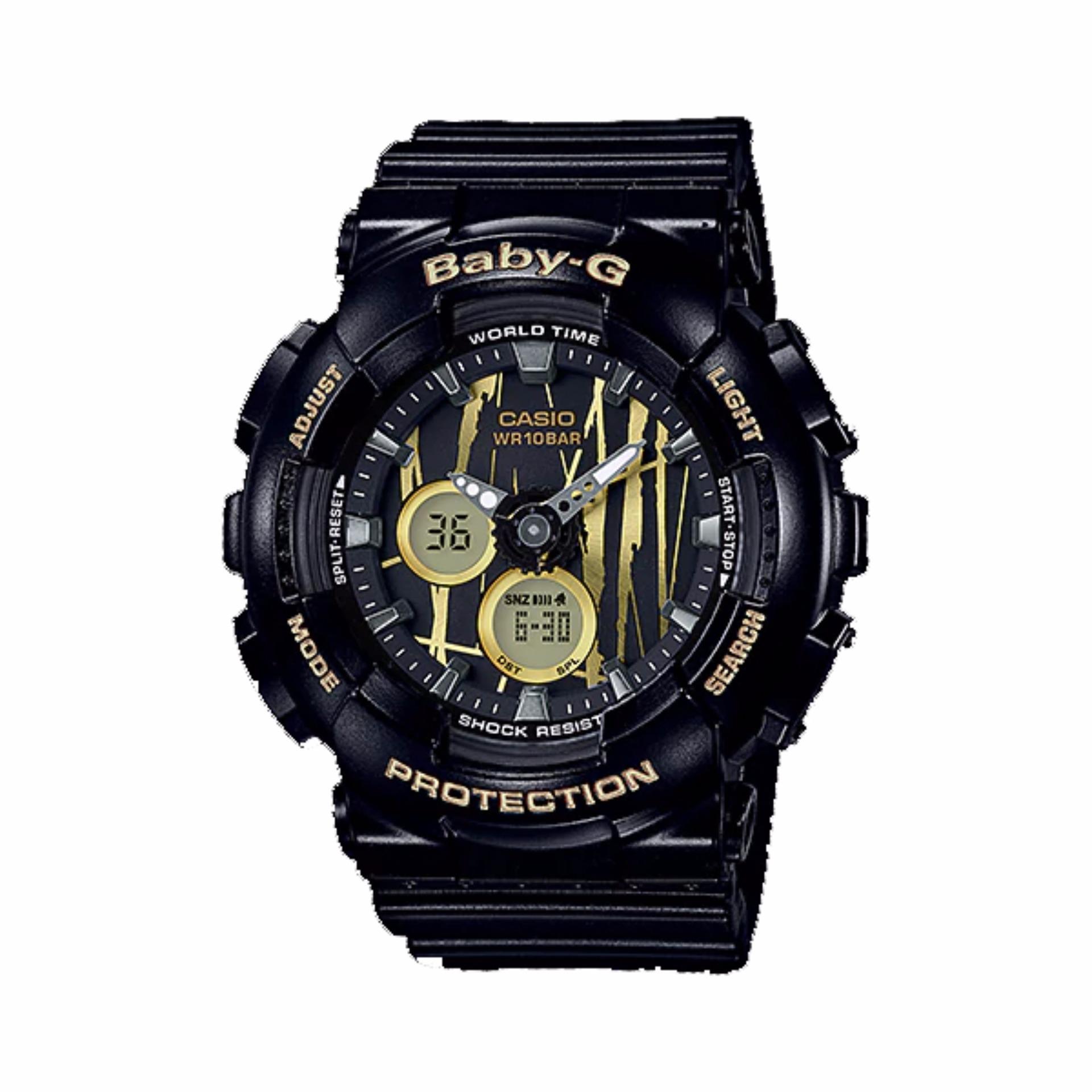Casio Baby-G นาฬิกาข้อมือสุภาพสตรี รุ่น BA-120SP-1A (สีดำ) Casio Baby-G นาฬิกาข้อมือสุภาพสตรี รุ่น BA-120SP-1A (สีดำ)