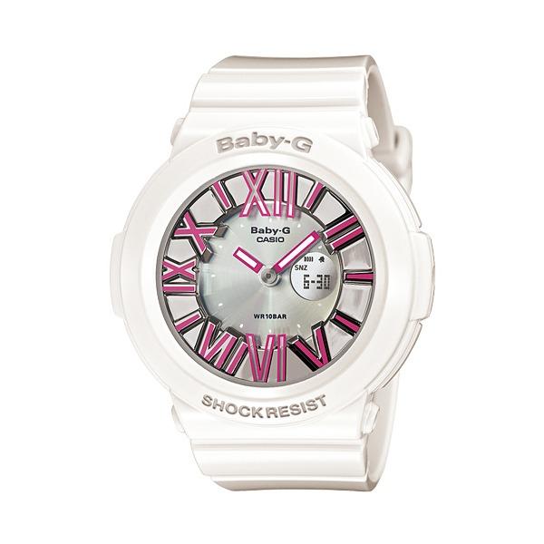 Casio Baby-G นาฬิกาข้อมือสุภาพสตรี รุ่น BGA-160-7B2 (สีขาว/สีชมพู) Casio Baby-G นาฬิกาข้อมือสุภาพสตรี รุ่น BGA-160-7B2 (สีขาว/สีชมพู)