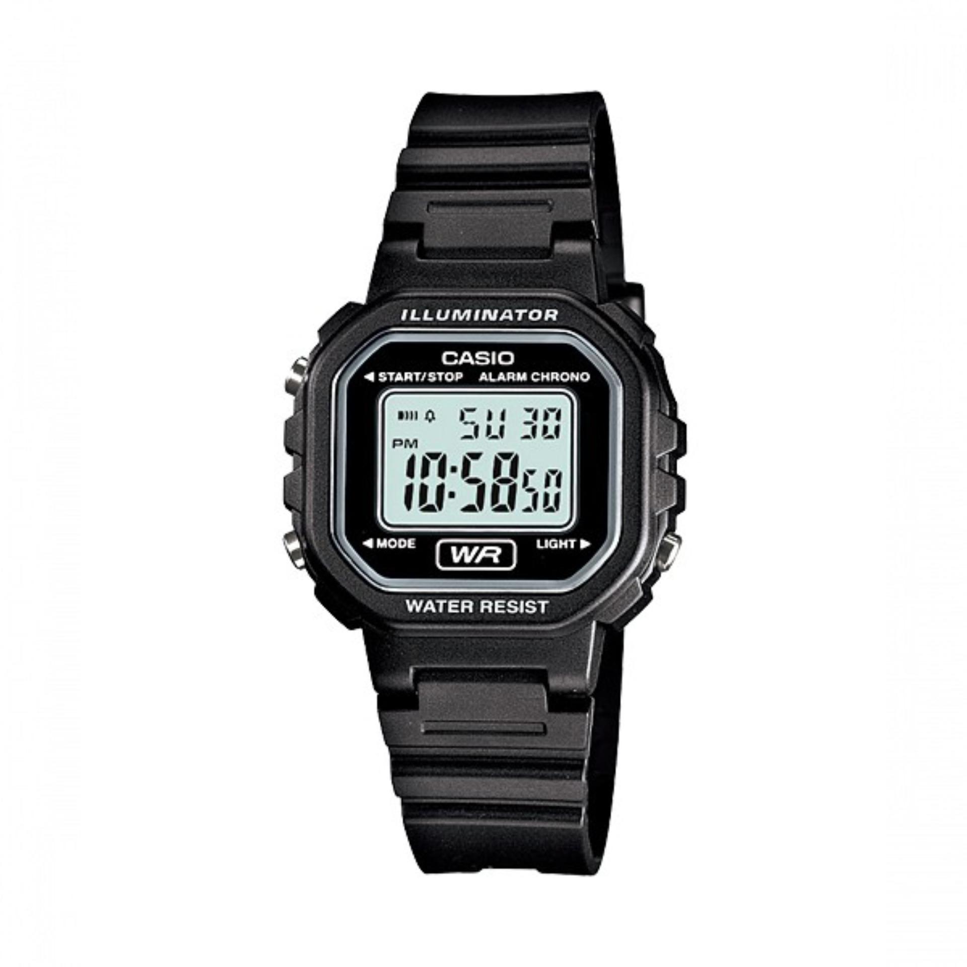 Casio Digital นาฬิกาข้อมือผู้ชาย/ผู้หญิง สายยางเรซิ่น รุ่น LA-20WH