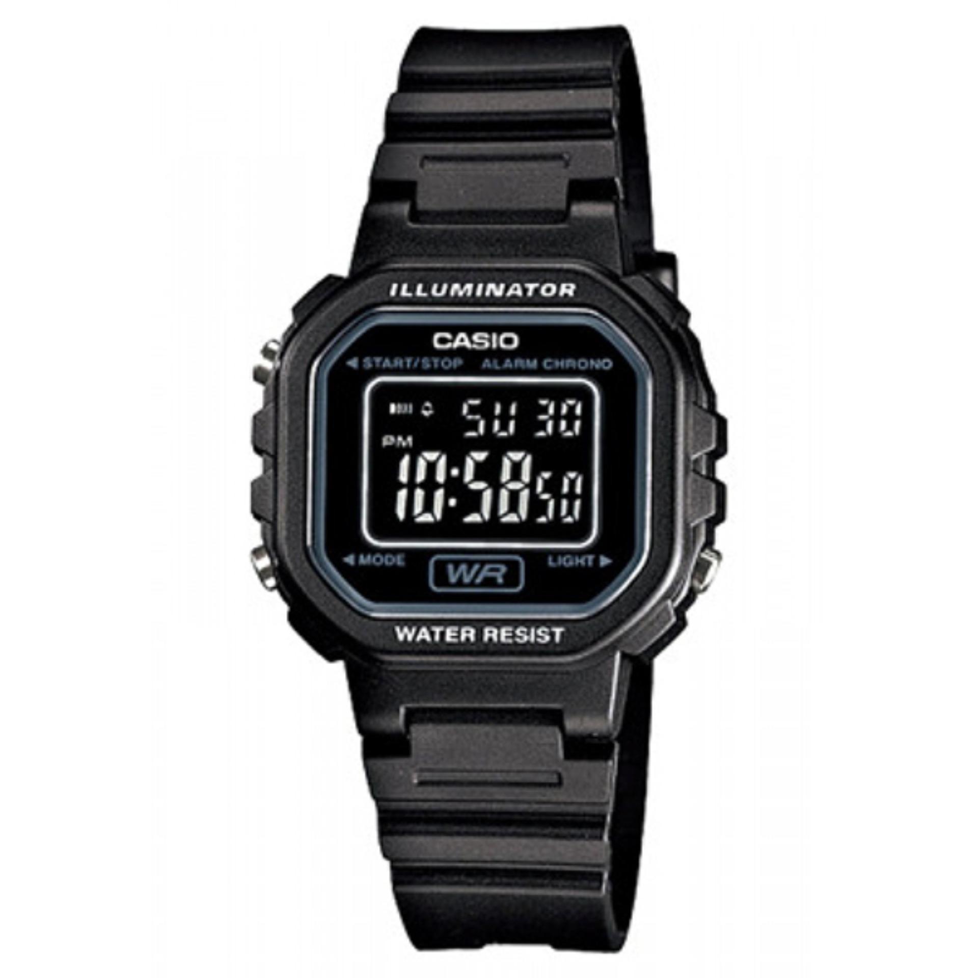 Casio Digital นาฬิกาข้อมือผู้ชาย/ผู้หญิง สายยางเรซิ่น รุ่น LA-20WH