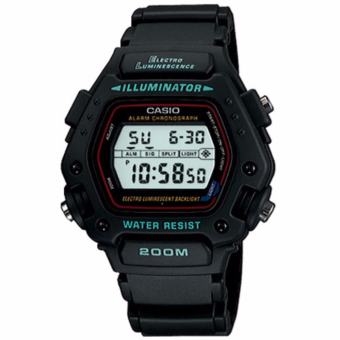 CASIO นาฬิกาข้อมือผู้ชาย สีดำ สายเรซิน รุ่น DW-290-1VS CASIO นาฬิกาข้อมือผู้ชาย สีดำ สายเรซิน รุ่น DW-290-1VS