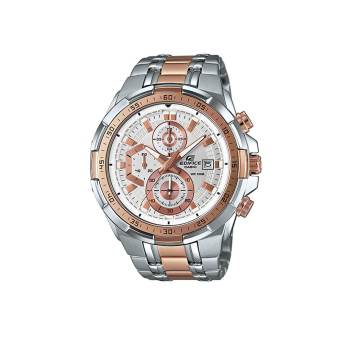 Casio Edifice นาฬิกาข้อมือชาย สายสแตนเลส รุ่น EFR-539SG-7A5 - Silver/Pinkgold Casio Edifice นาฬิกาข้อมือชาย สายสแตนเลส รุ่น EFR-539SG-7A5 - Silver/Pinkgold