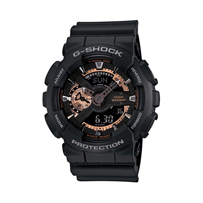 Casio G-Shock นาฬิกาข้อมือผู้ชาย รุ่น GA-110RG-1ADR (สีดำ)