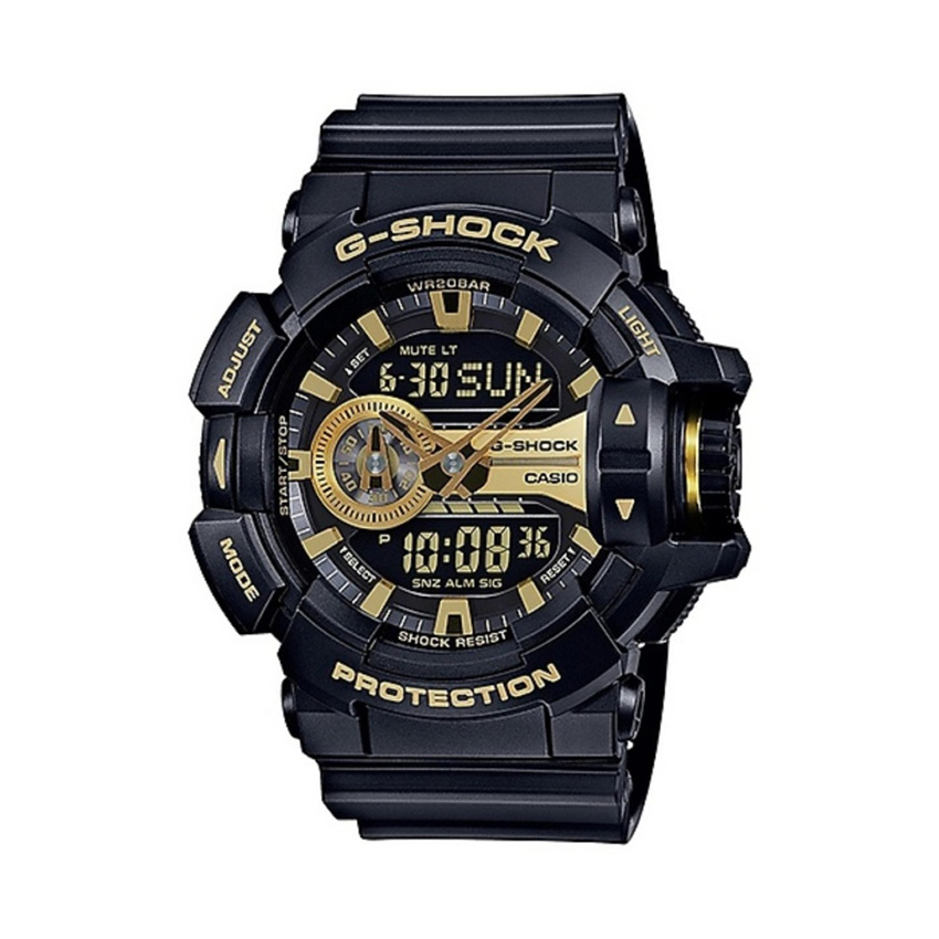Casio G-Shock นาฬิกาข้อมือผู้ชาย รุ่น GA-400GB-1A9DR (สีดำ/ทอง)