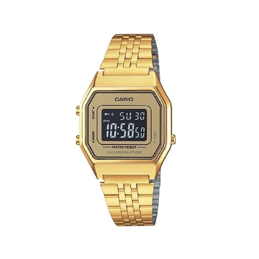Casio นาฬิกาข้อมือผู้หญิง - รุ่น LA680WGA-9BDF ทอง (Gold)