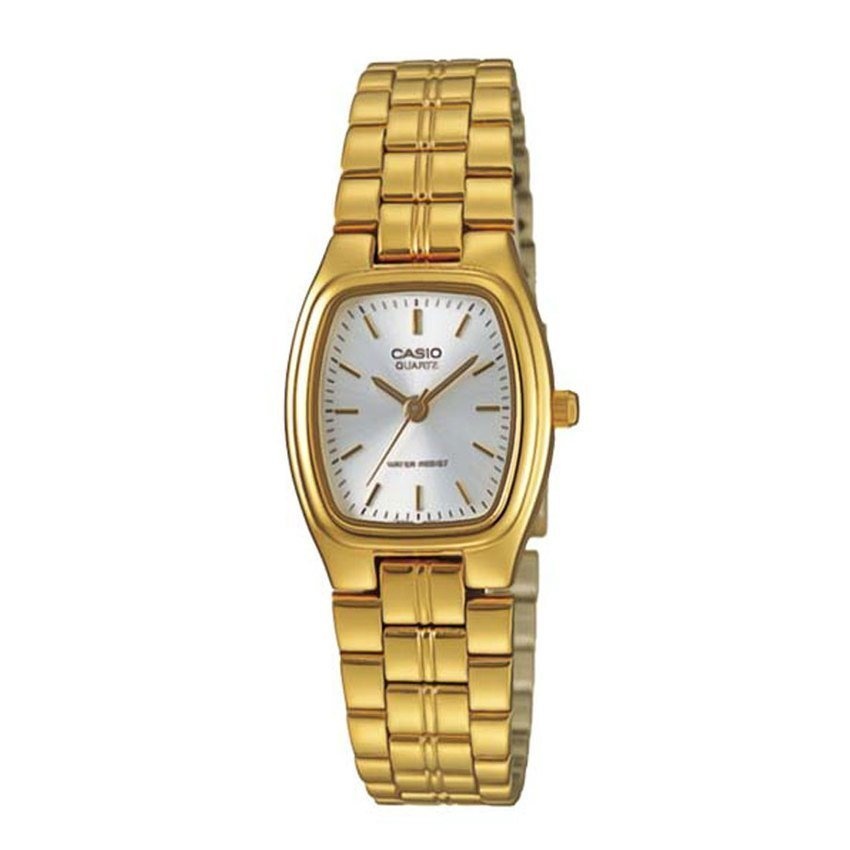 Casio นาฬิกาข้อมือผู้หญิง สีทอง สายสเตนเลส รุ่น LTP-1169N-7ARDF