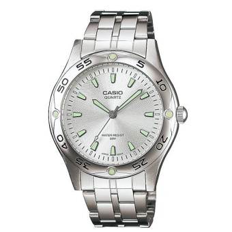Casio นาฬิกาข้อมือ ผู้ชาย สายสเตนเลสสตีล รุ่น MTP-1243D-7A ( Silver ) Casio นาฬิกาข้อมือ ผู้ชาย สายสเตนเลสสตีล รุ่น MTP-1243D-7A ( Silver )