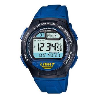 Casio นาฬิกาข้อมือ Standard - รุ่น W-734-2AV Casio นาฬิกาข้อมือ Standard - รุ่น W-734-2AV