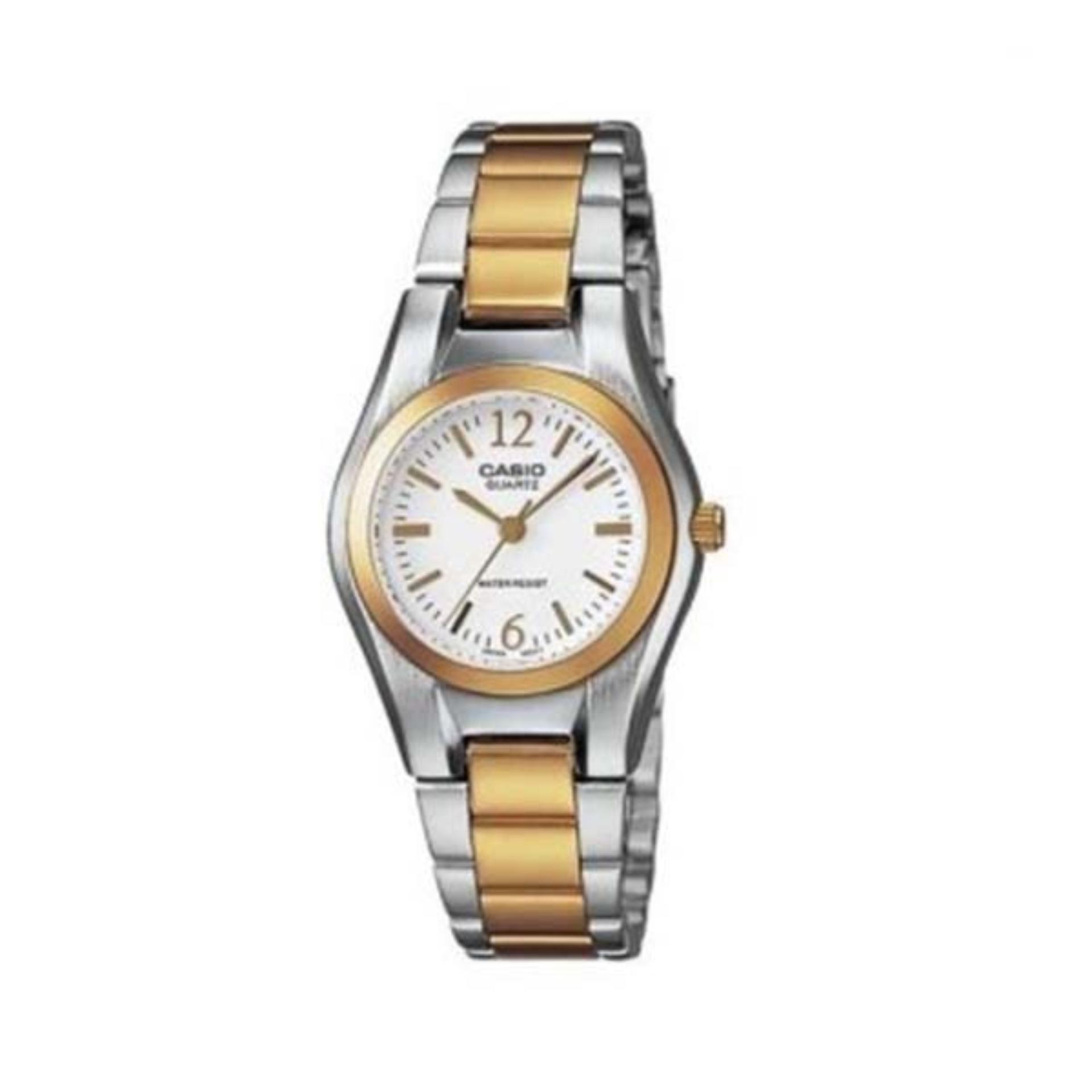 Casio Standard นาฬิกาข้อมือผู้หญิง สายสแตนเลส 2 กษัตริย์ รุ่น LTP-1253SG