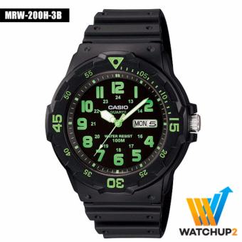 Casio Standard นาฬิกาข้อมือ รุ่น MRW-200H-3 - Black Casio Standard นาฬิกาข้อมือ รุ่น MRW-200H-3 - Black