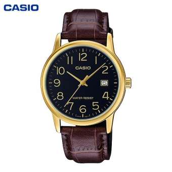 Casio Standard นาฬิกาข้อมือ ผู้ชาย สายหนัง รุ่น MTP-V002GL Casio Standard นาฬิกาข้อมือ ผู้ชาย สายหนัง รุ่น MTP-V002GL