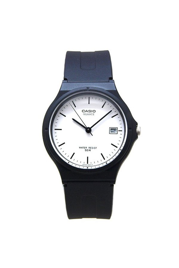 Casio Standard นาฬิกาข้อมือผู้ชาย สายเรซิ่น รุ่น MW-59-7BVDF- สีดำ